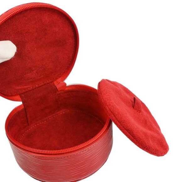 Louis Vuitton Red Epi Ecrin Bijou 10 Jewelry Case Pouch - Picture 4 of 8